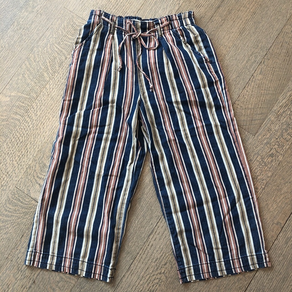 american eagle striped tie pants size 2 short
